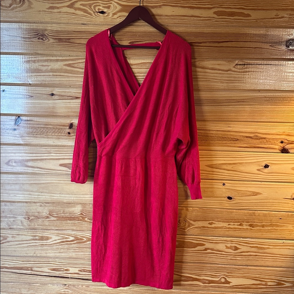 Red Wrap Dress